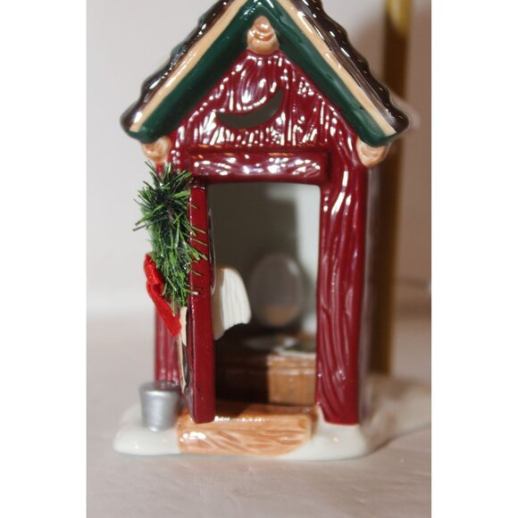 Dept 56 Snow Village - Backwoods Outhouse - Picture 6 of 6